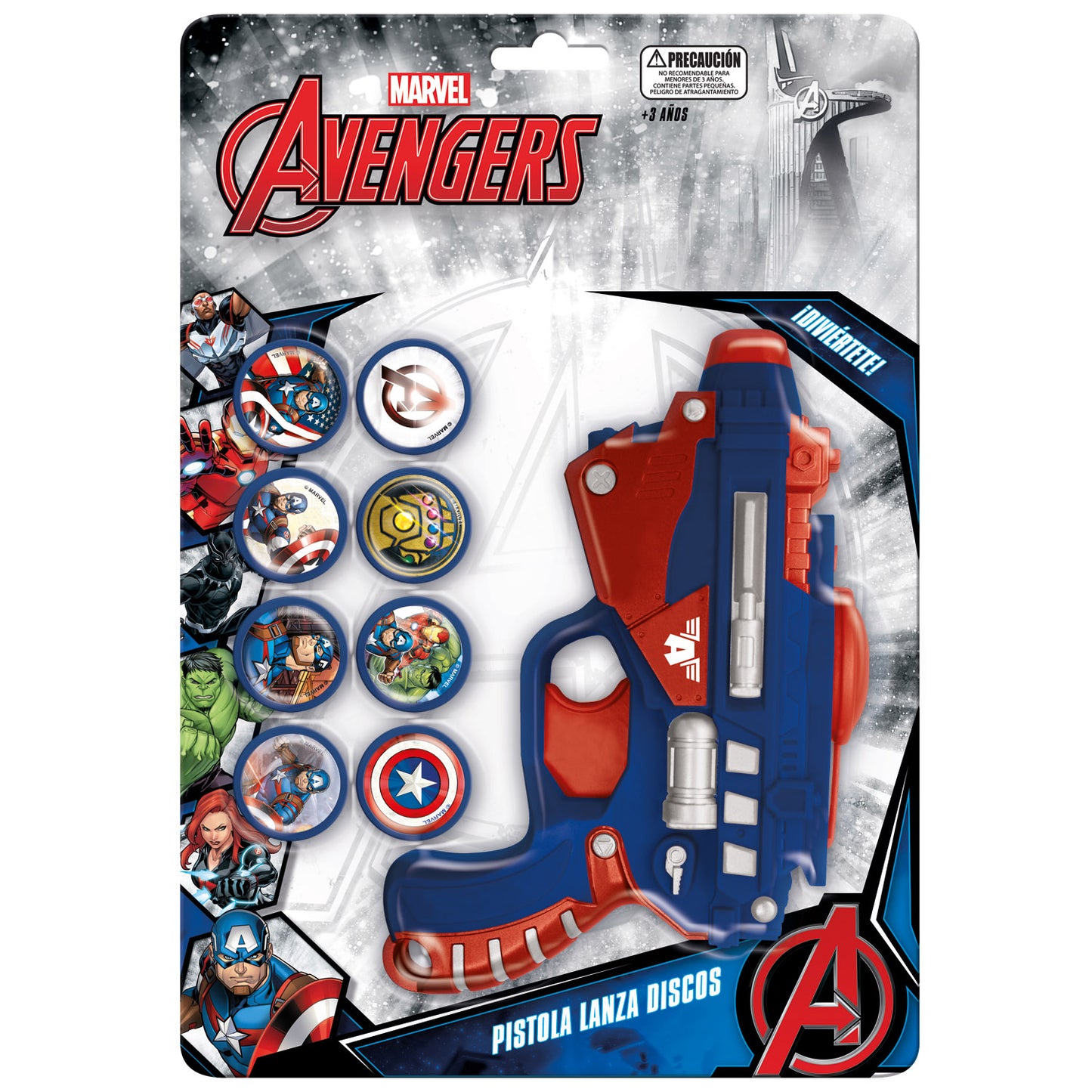 Pistola Lanza Disco Avengers | Marvel