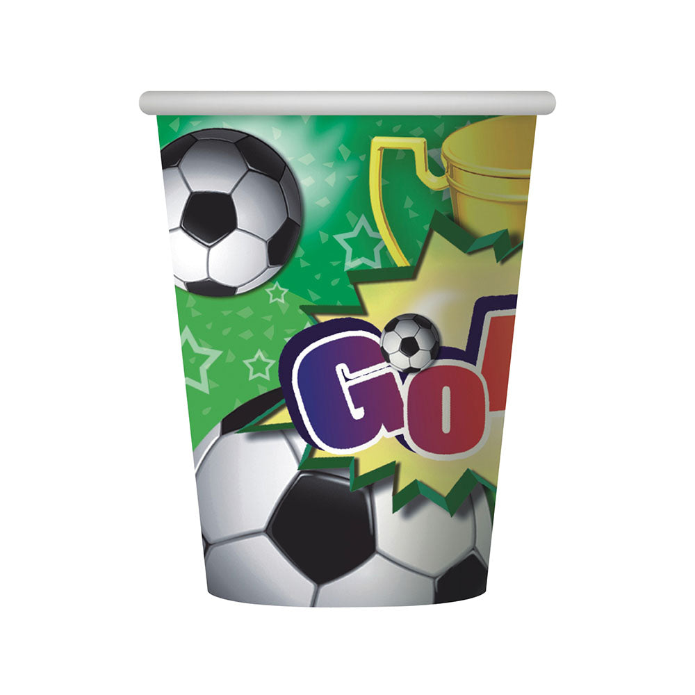 Set 6 Vasos 270Cc Futbol | Big Party