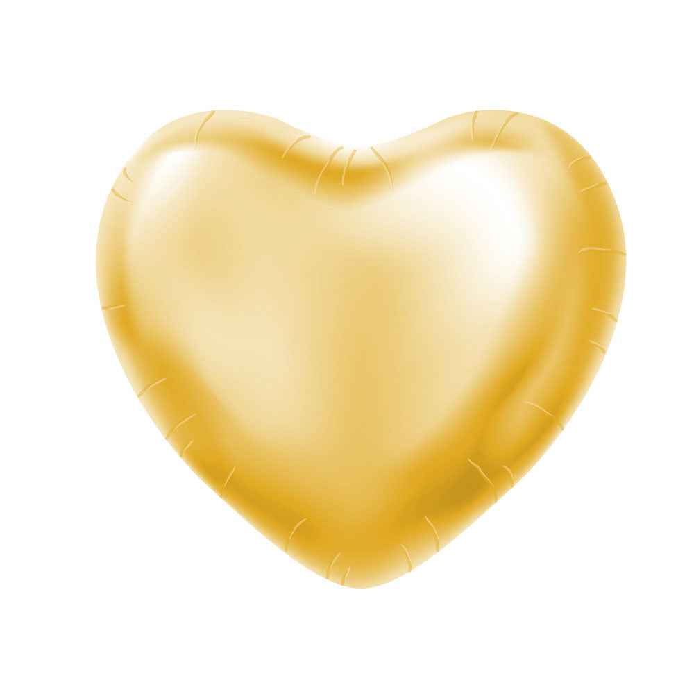 Globo Metálico Satín Matte Figura Corazón 18" | Big Party