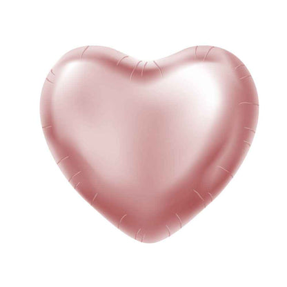 Globo Metálico Satín Matte Figura Corazón 18" | Big Party