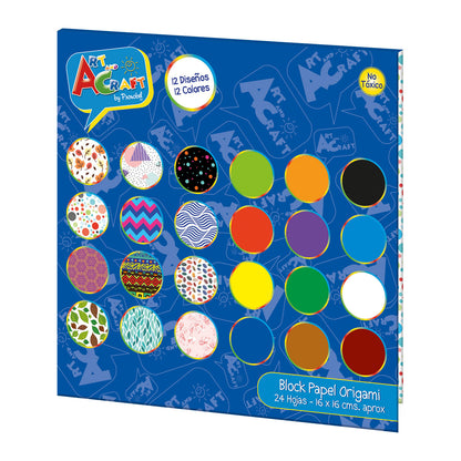 Block Origami 24 Hojas 16x16 cm | Art & Craft