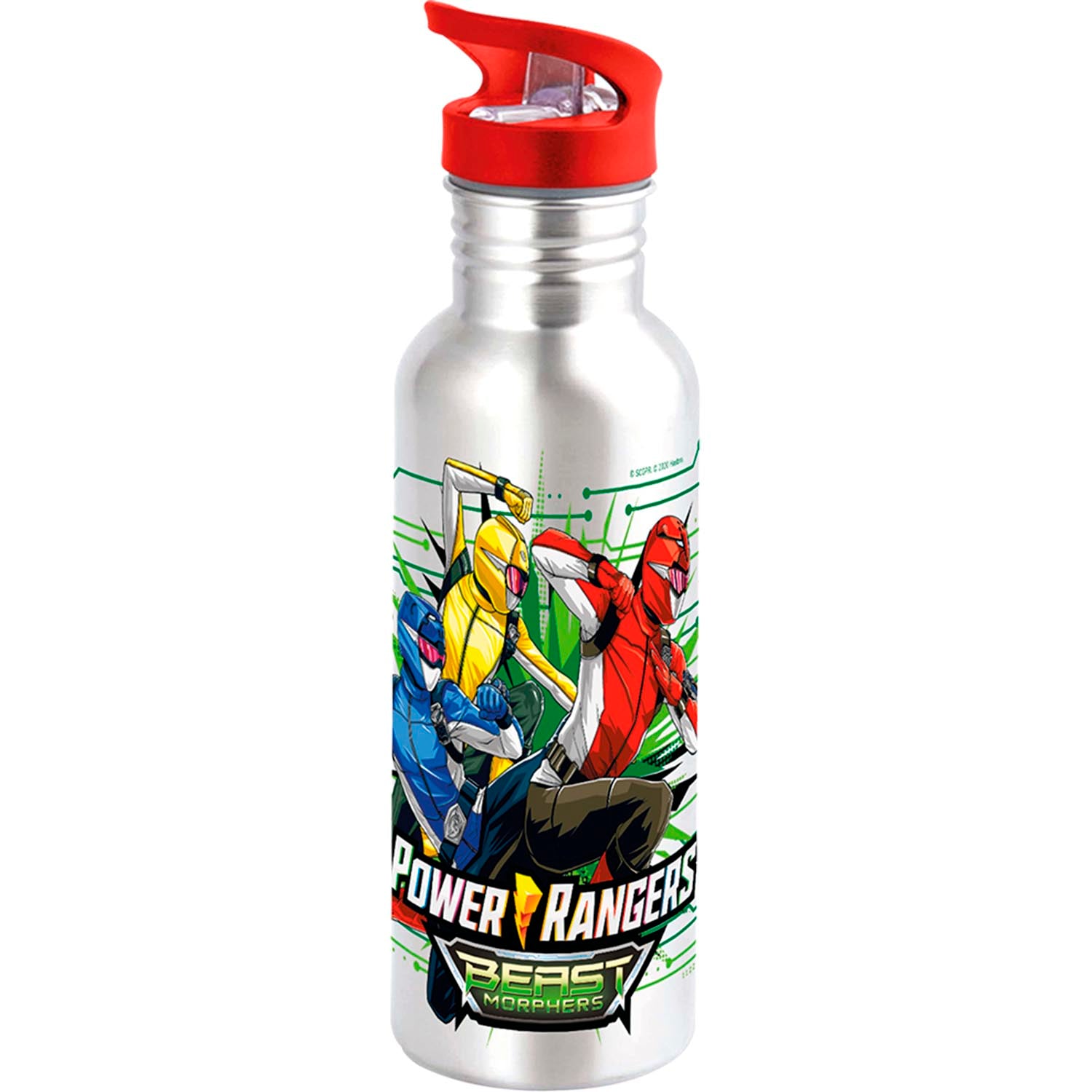 Botella Aluminio 600ml | Power Rangers