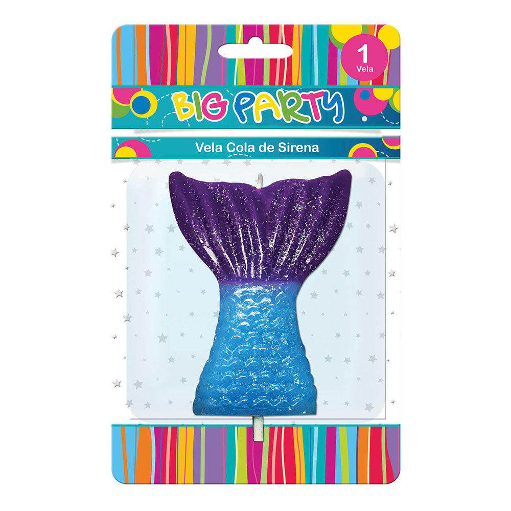 Velas Cola De Sirena 7 cm | Big Party