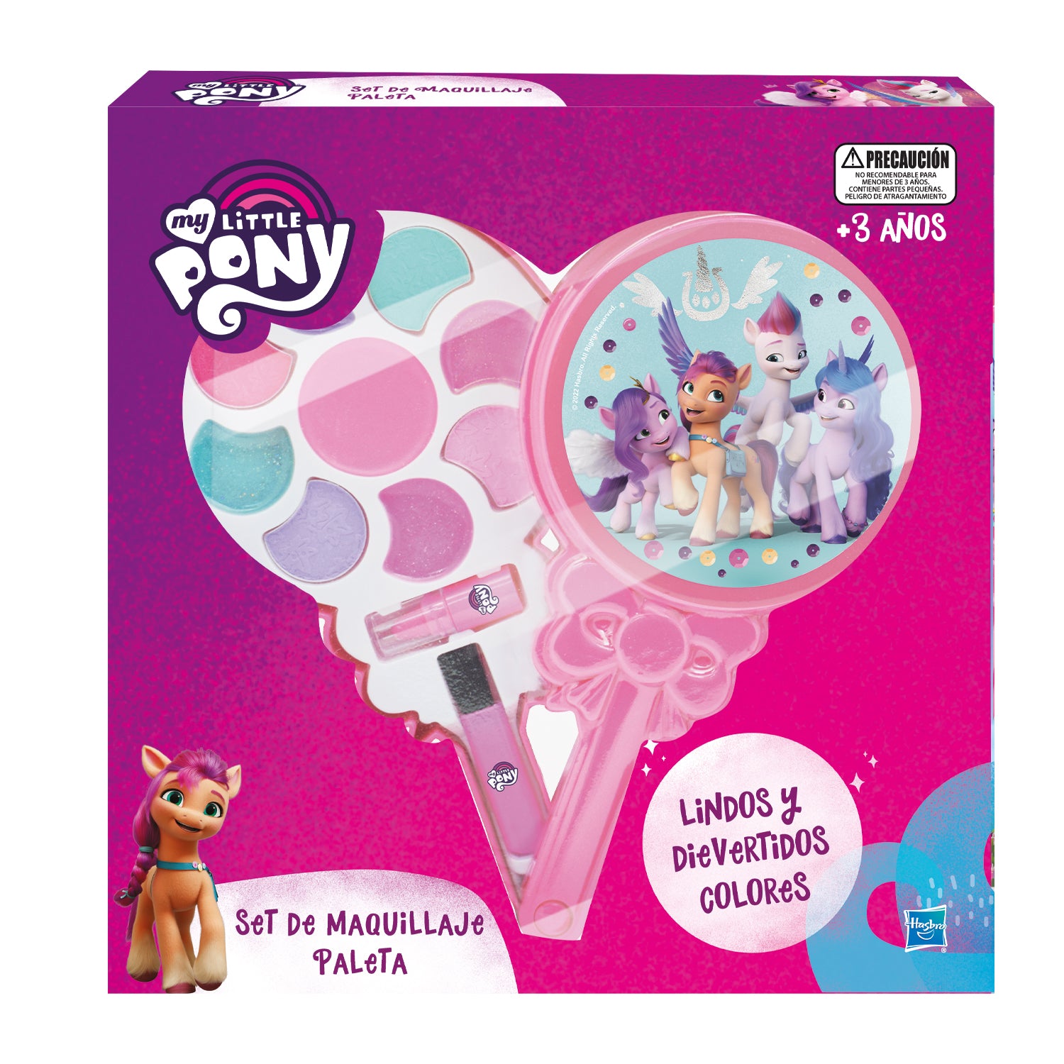 Set Maquillaje Paleta My Little Pony Pronobel