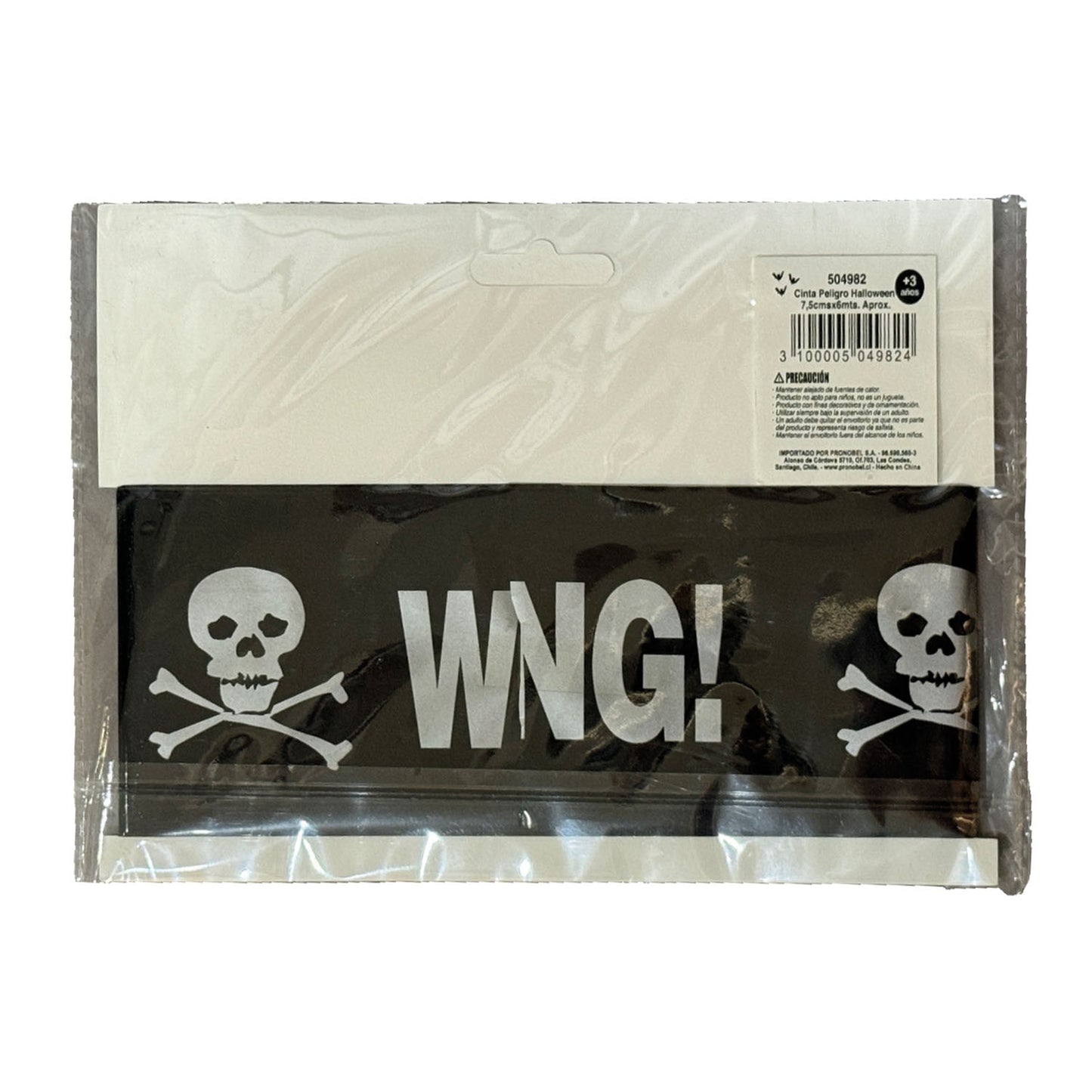 Cinta Peligro 6 m x 75 cm Halloween | Big Party