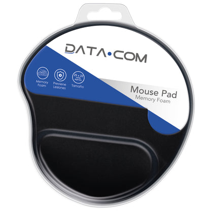 | Datacom Mousepad Memory Foam Negro | Datacom