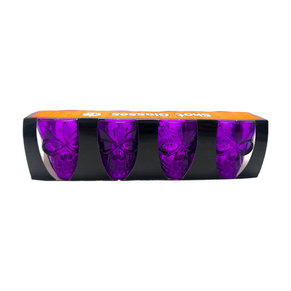 Vasos Calaveras 4 Piezas 5,5x5 cm | Big Party