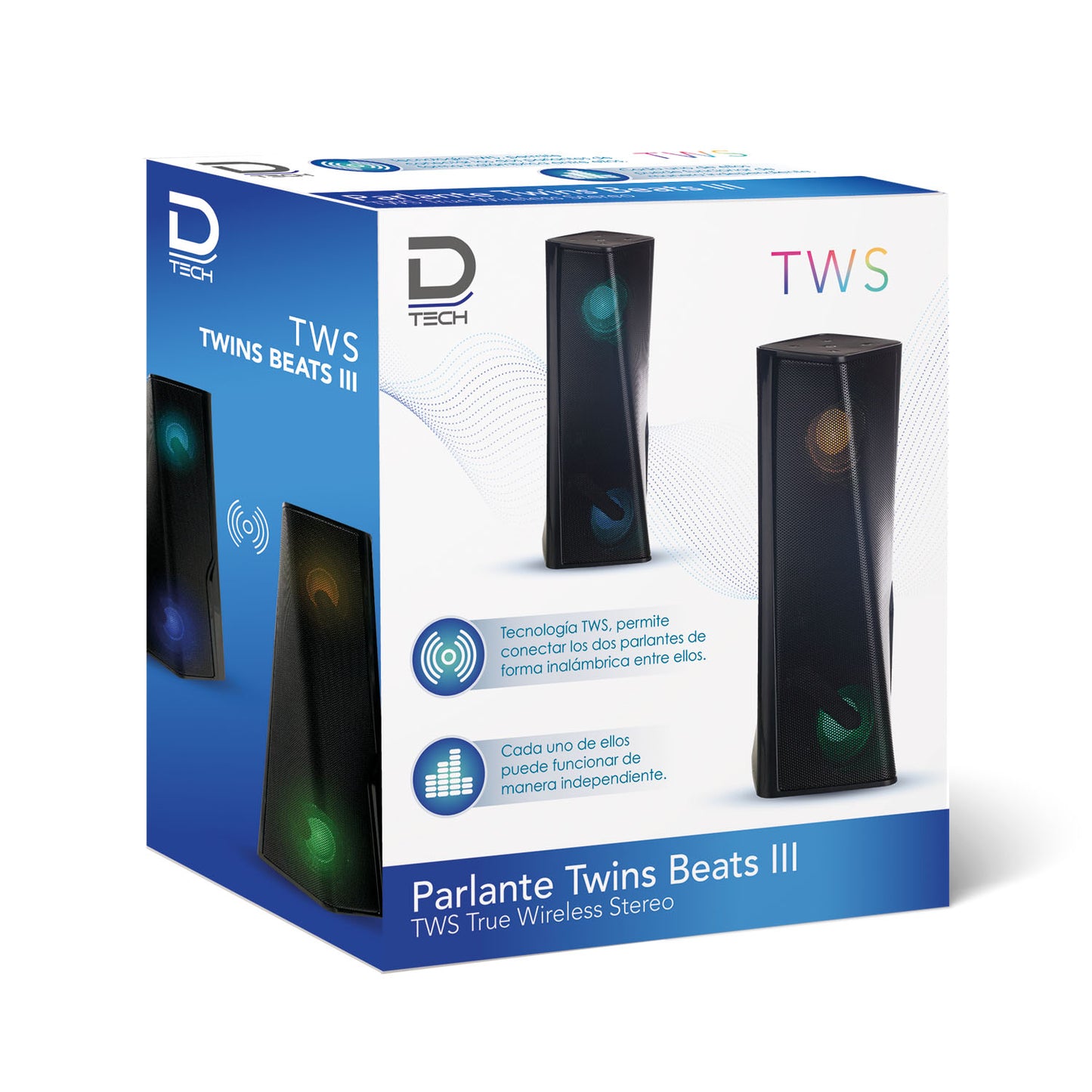 Twins Beats 3 BT Speaker Tws Rubber Negro | Datacom