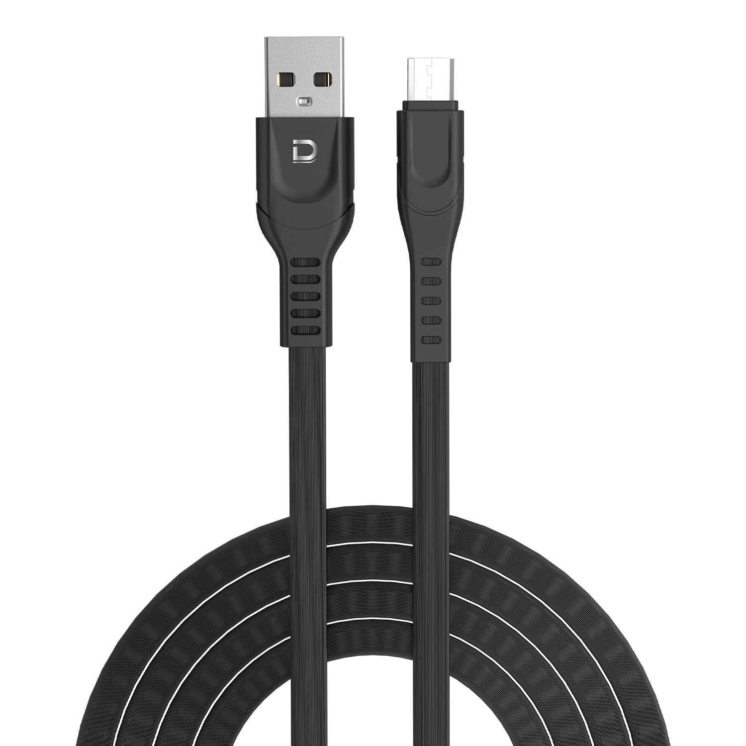 Cable Microbús 2.4A Negro 1 metro | Datacom