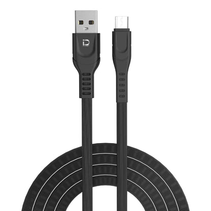 Cable Microbús 2.4A Negro 1 metro | Datacom