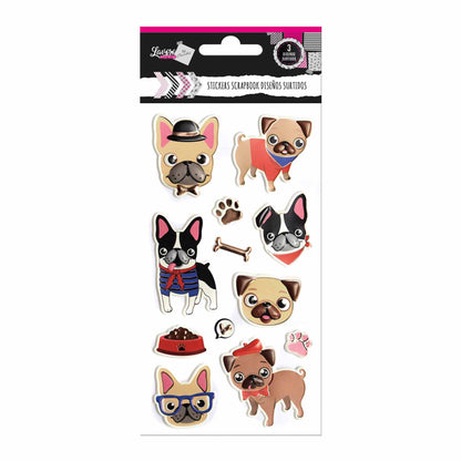 Sticker Scrapbook Infantil 10 Piezas Aprox 3 Diseños Surtidos | Lavoro