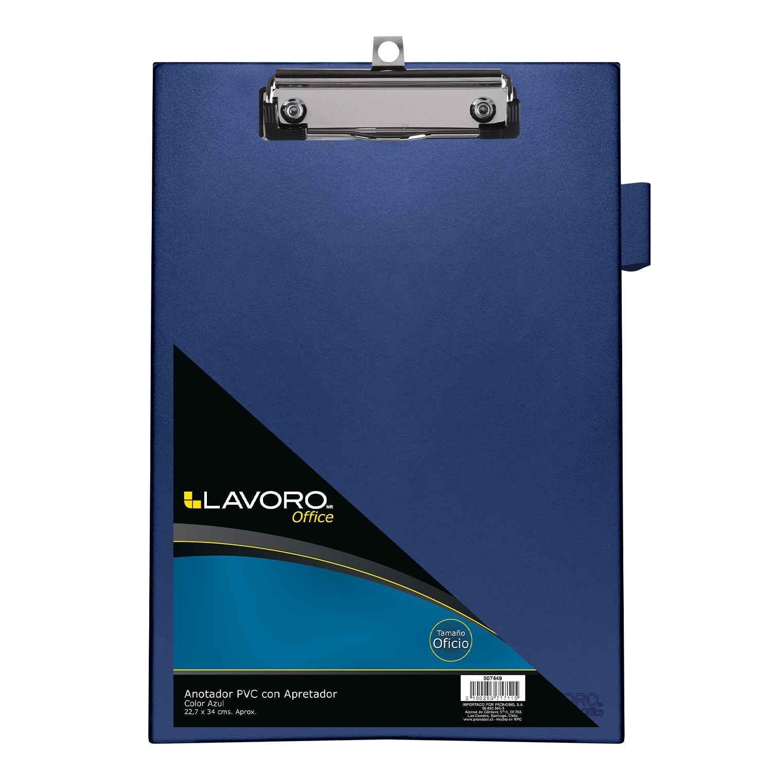 Anotador Simple PVC Oficio Azul | Lavoro