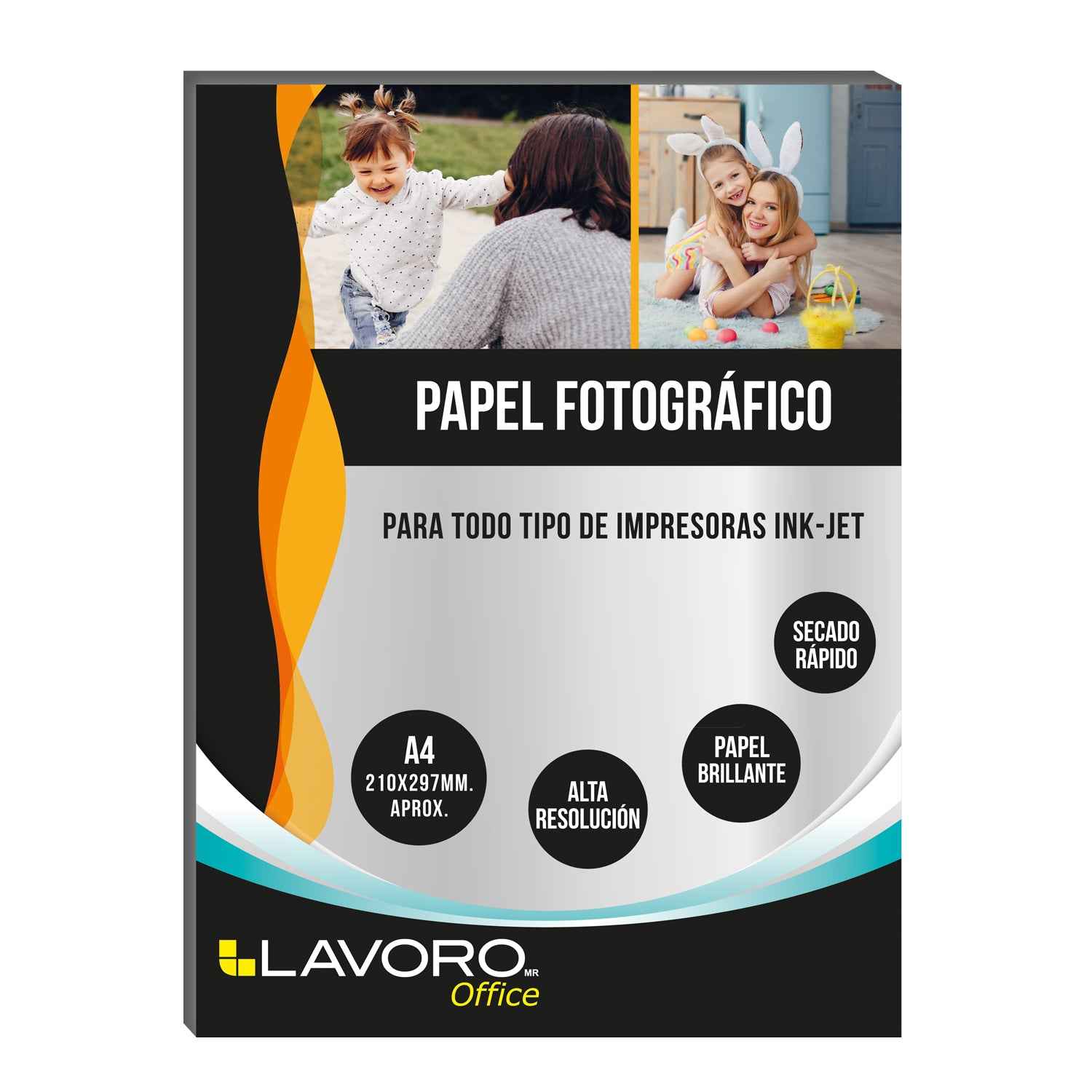 Papel Fotográfico Glossy A4 180Grs Doble Faz 20 Hojas | Lavoro