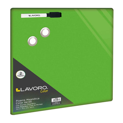Pizarra Magnética Verde 35,5x35,5 cm | Lavoro