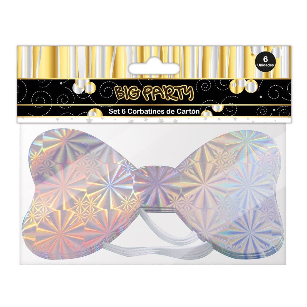 Set 6 Corbatines Cartón | Big Party
