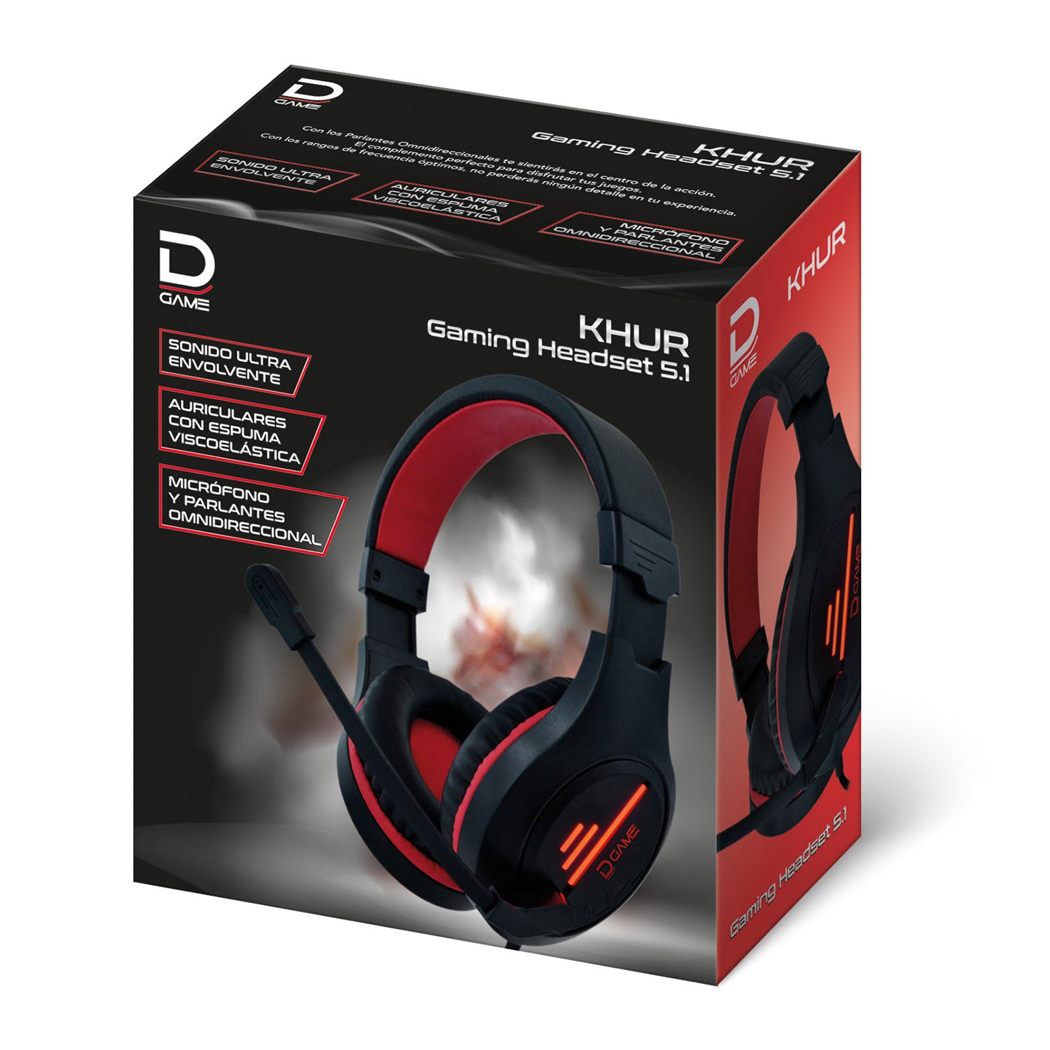 Gaming Headset RGB Usb+3,5m | Datacom