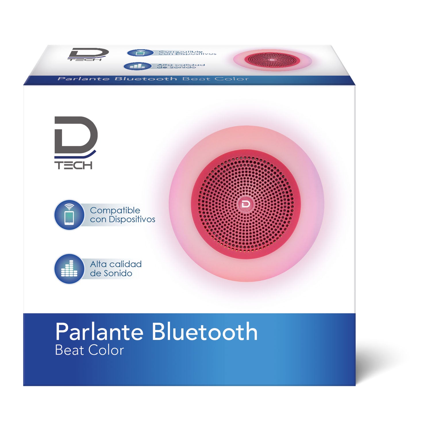 Mini Parlante BT 4.2 3W Rojo | Datacom