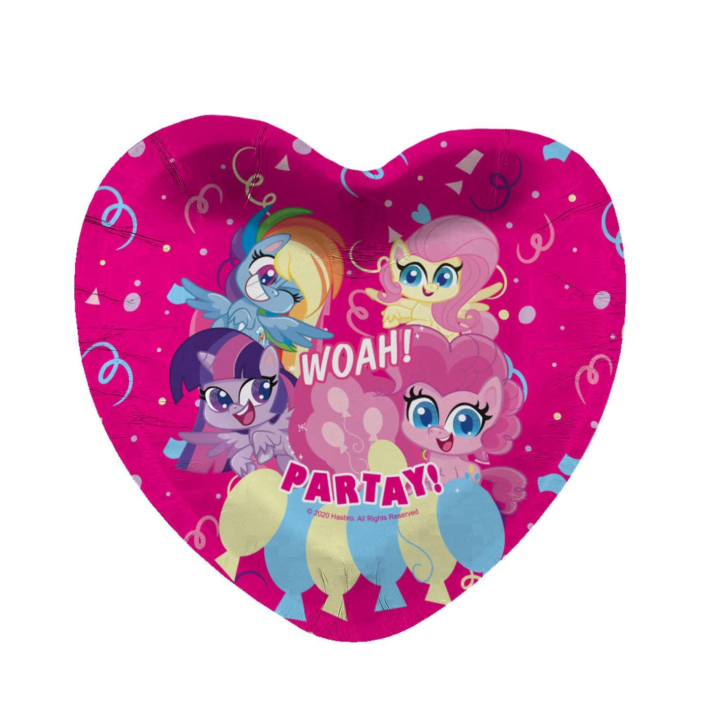 Set 6 Platos Cartón 18 cm | My Little Pony