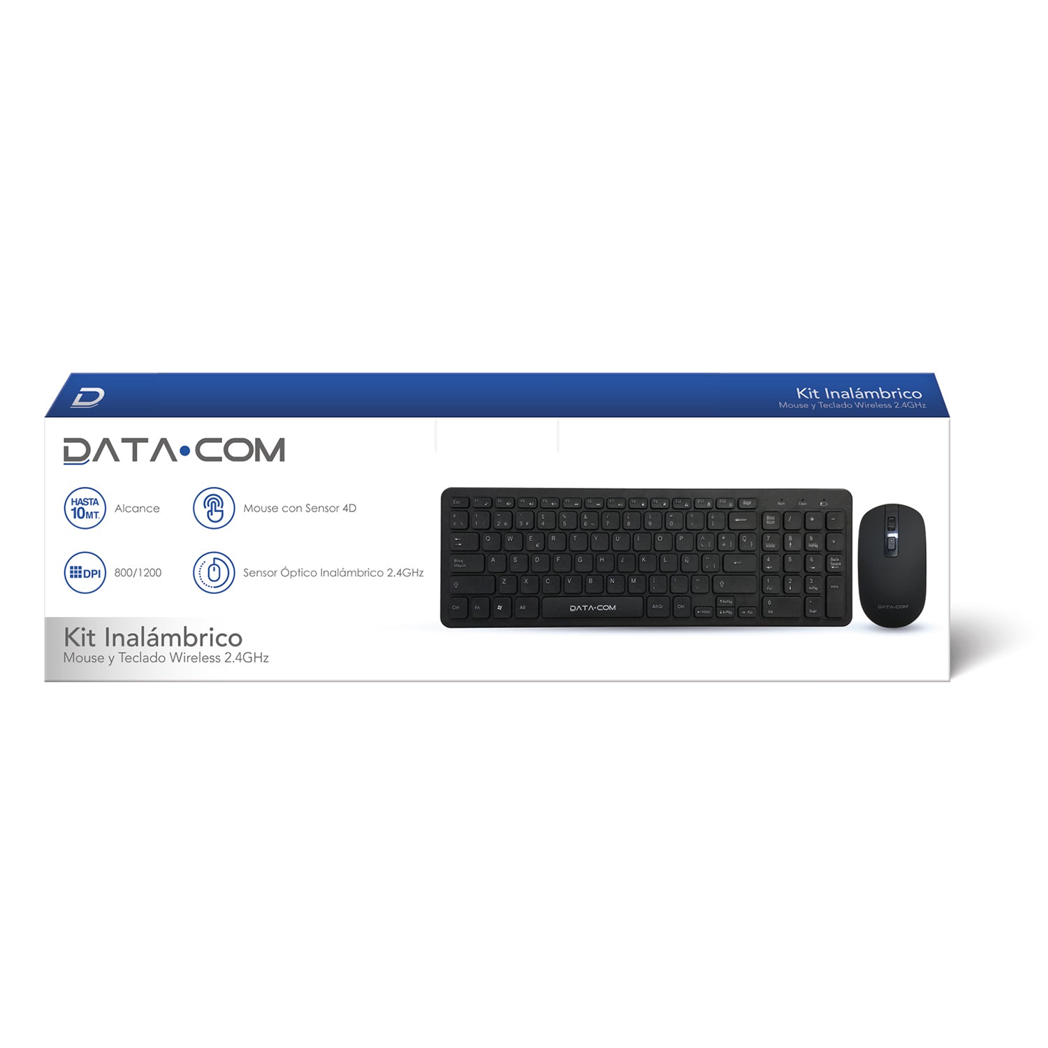 Kit Teclado Mouse Inalámbrico 2,4gh | Datacom