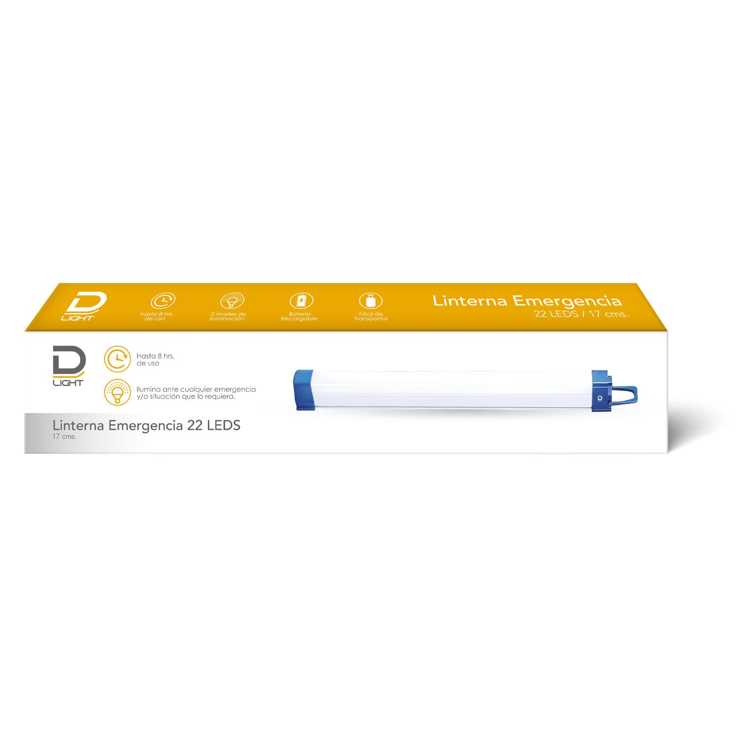 Linterna Emergencia 22 Leds 17 cm | Datacom