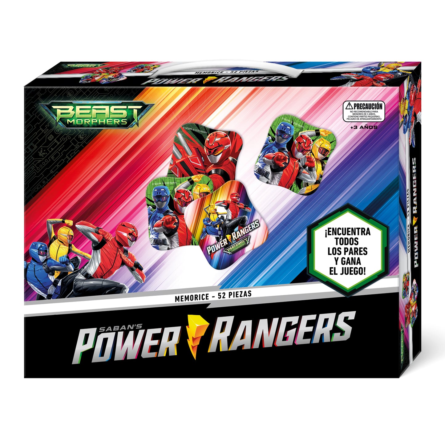 Memorice 52 Piezas | Power Ranger