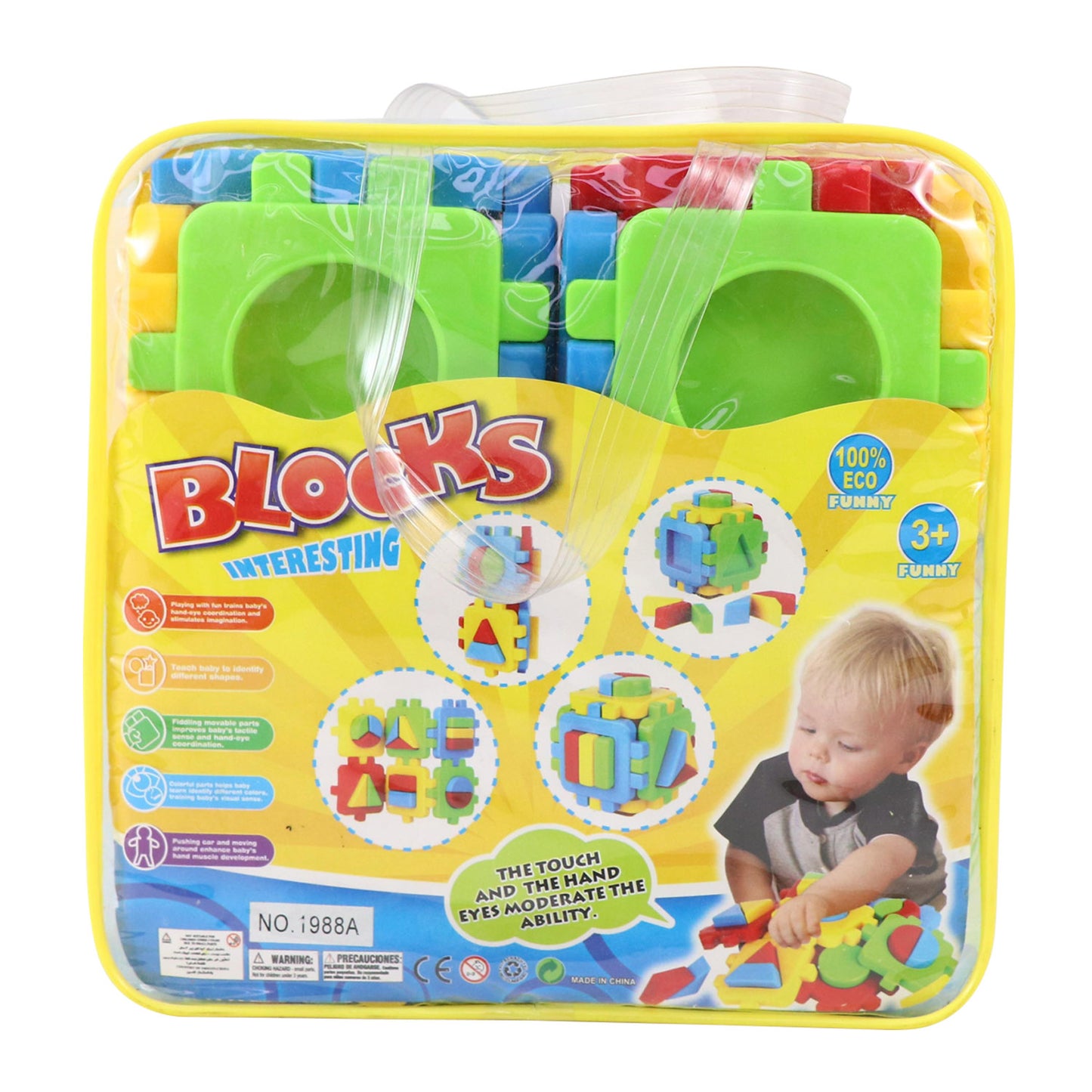 Bloques Encaje 22x22x10 cm | Nobel Toys
