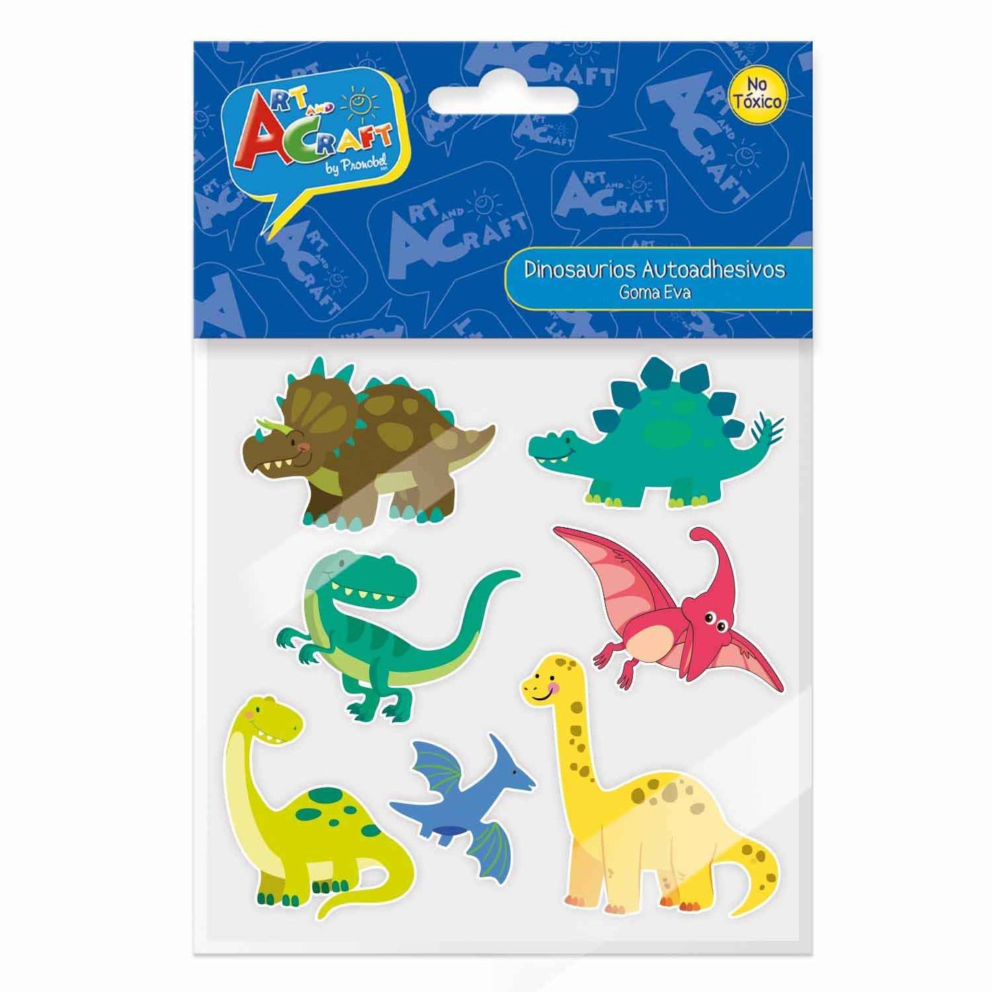 Figura Dinosaurios Goma Eva 7 Piezas | Art & Craft
