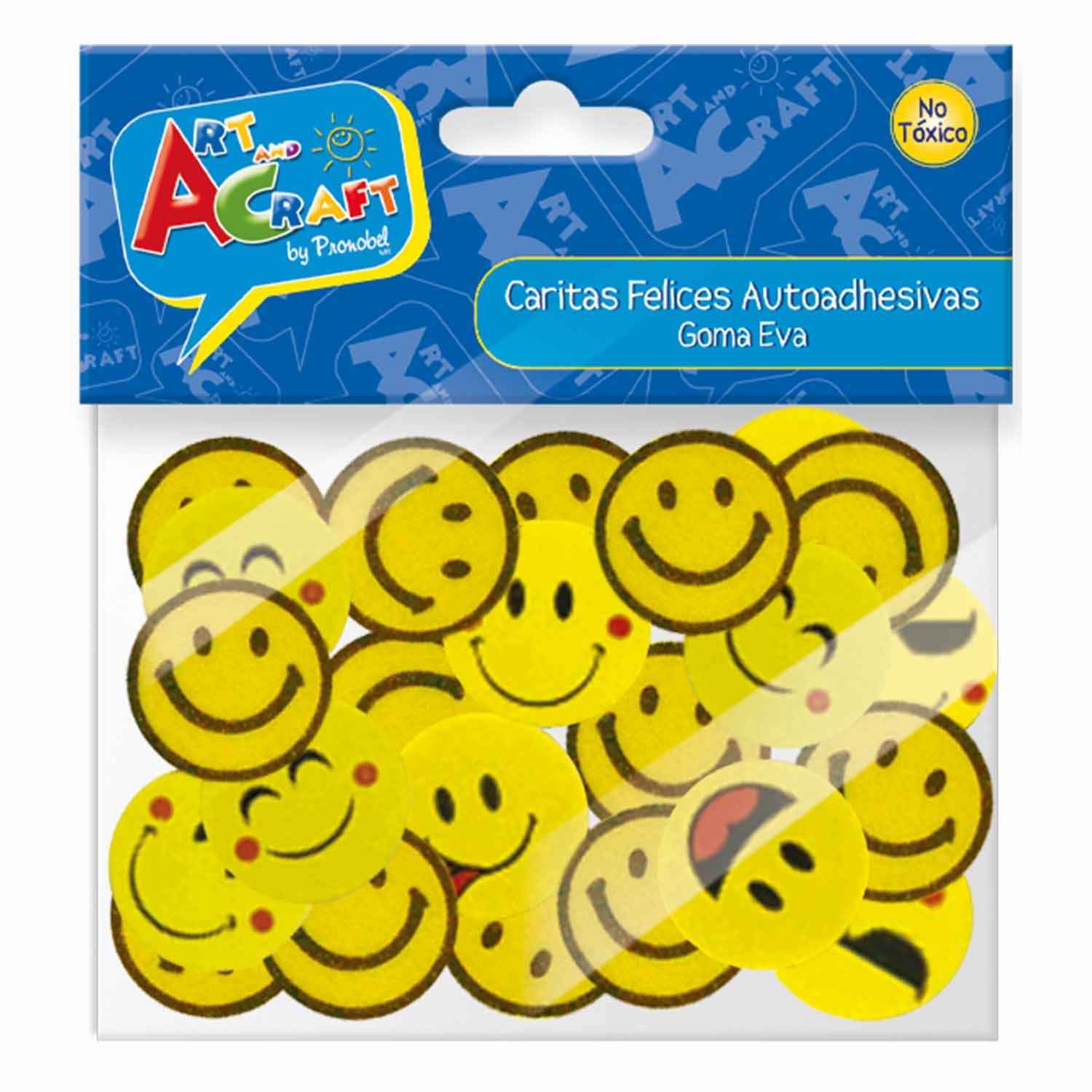 Caritas Felices Surtidas Goma Eva 54 Piezas | Art & Craft