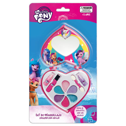 Set De Maquillaje Corazón con Espejo | My Little Pony Hasbro