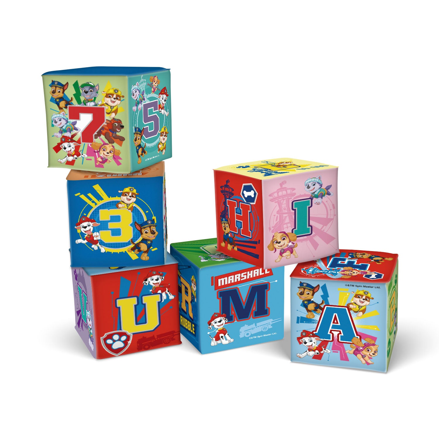 Cubo Soft Letras Y Numeros | Paw Patrol