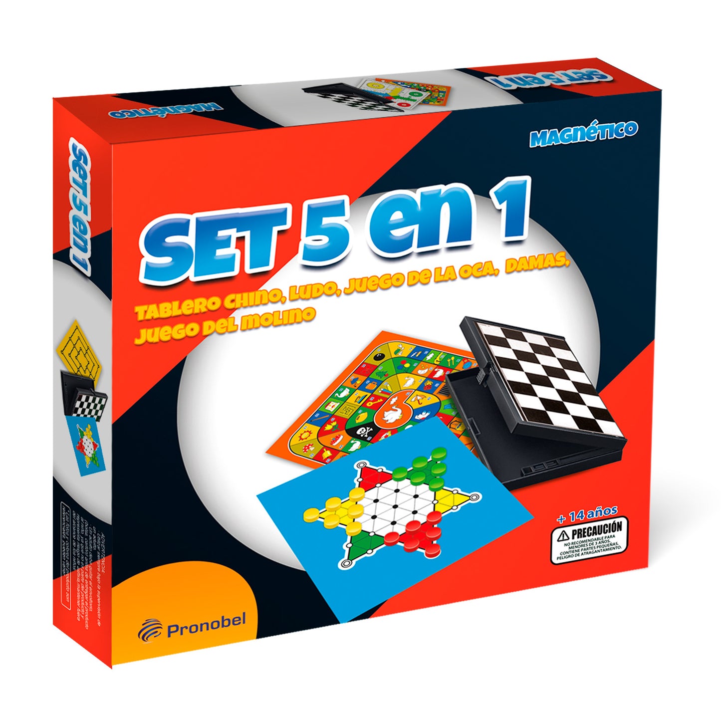 Set 5 En 1 Juegos de Mesa Nobel Toys | Nobel Toys
