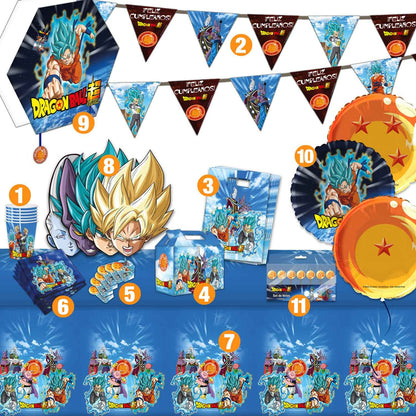 Set Cumpleaños para 6 personas | Dragon Ball