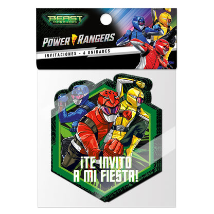 Set Cumpleaños para 6 personas | Power Rangers
