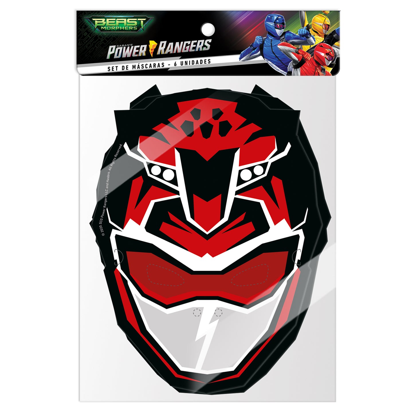 Set Cumpleaños para 6 personas | Power Rangers