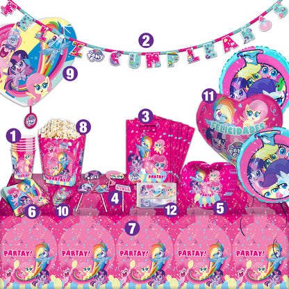 Set Cumpleaños para 6 personas | My Little Pony