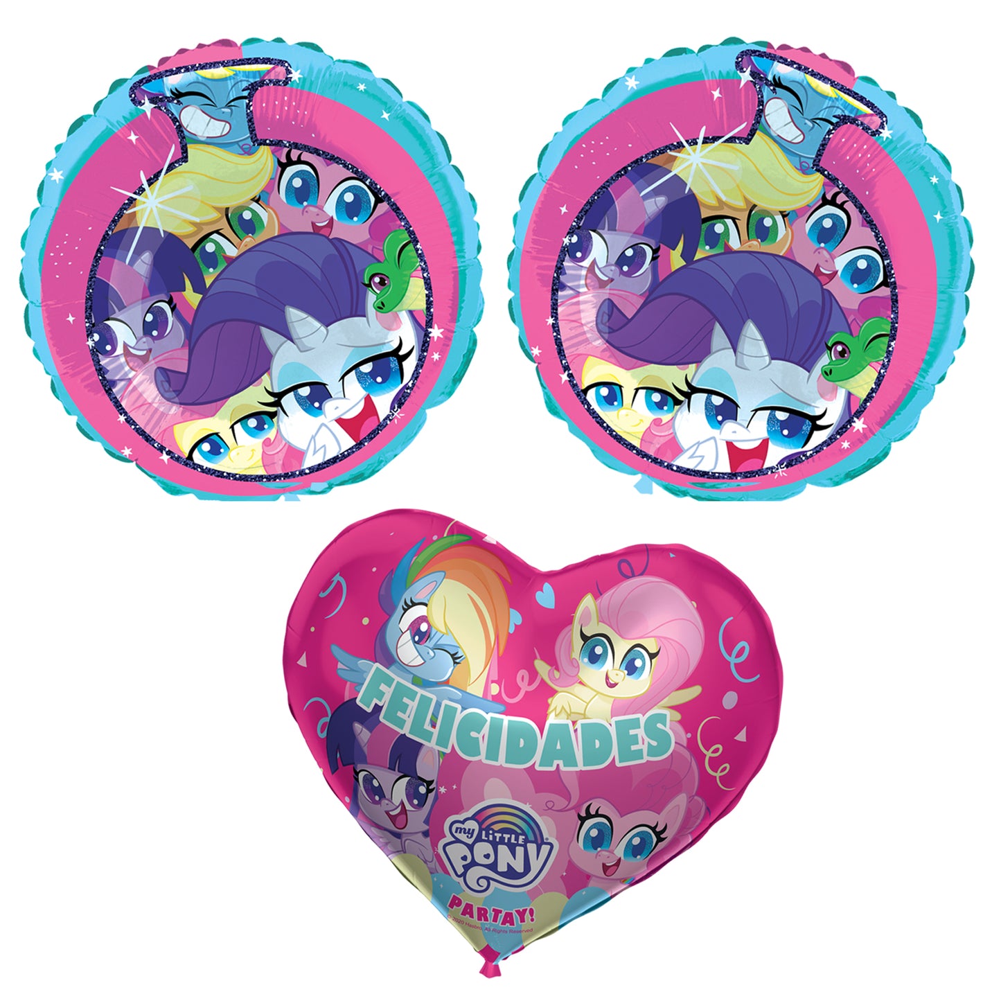 Set 3 Globos Foil | My Little Pony