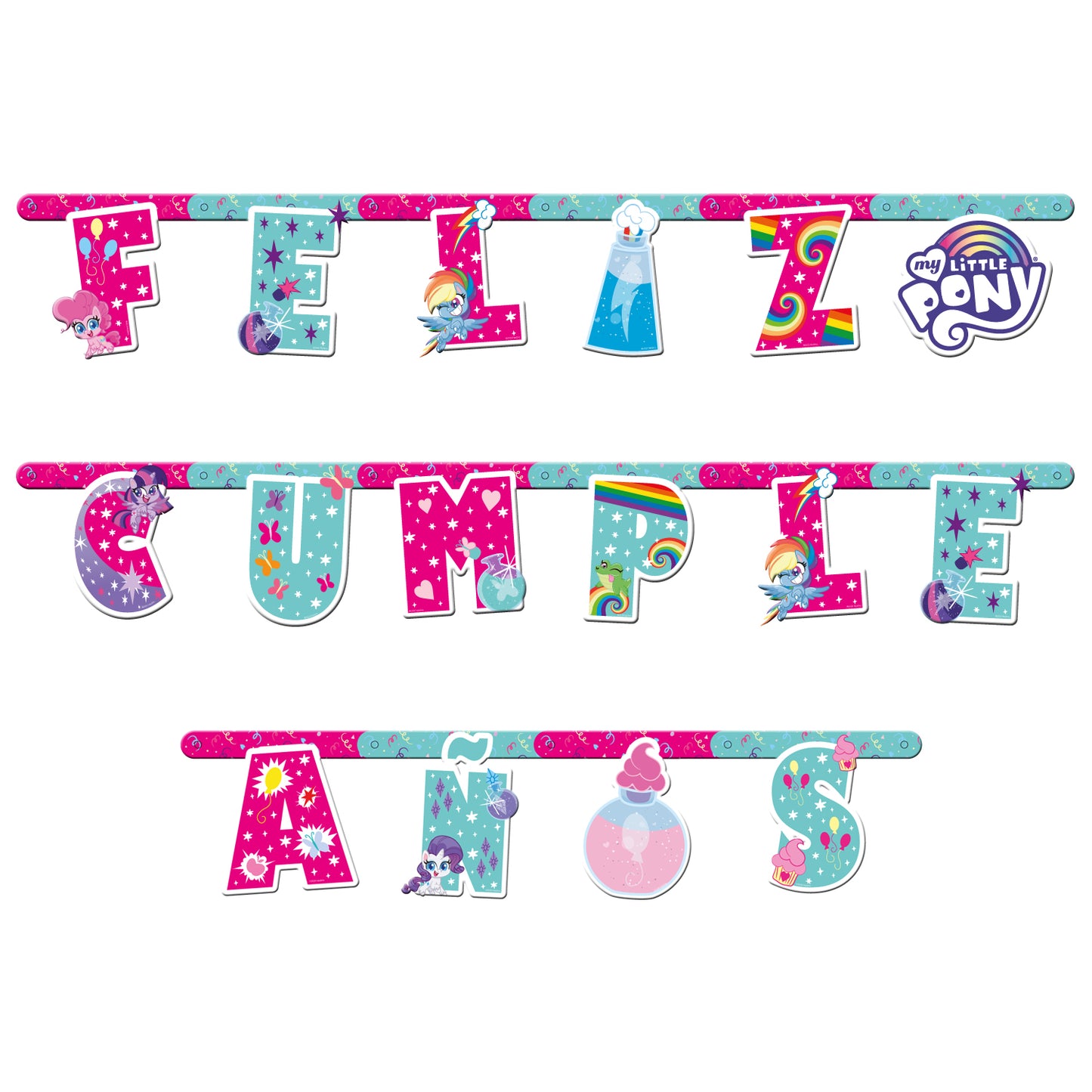 Set Cumpleaños para 6 personas | My Little Pony