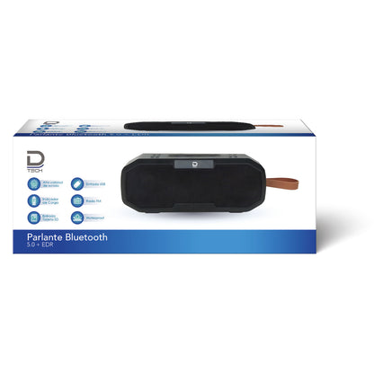 Parlante Bluetooth 5.0 Waterproof Negro | Datacom