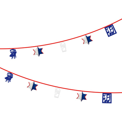 Guirnalda Adornos Colgantes 12,5 cm 2 metros | Big Party