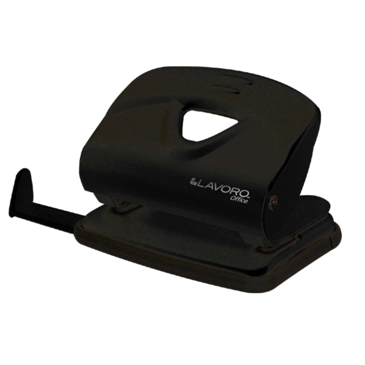 Perforadora Mediana Metal 20 Hojas Negro | Lavoro