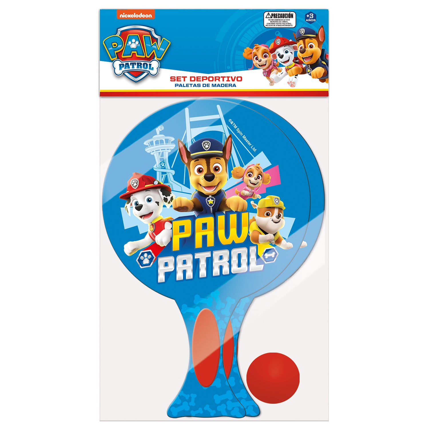 Set Deportivo Paletas De Madera | Paw Patrol