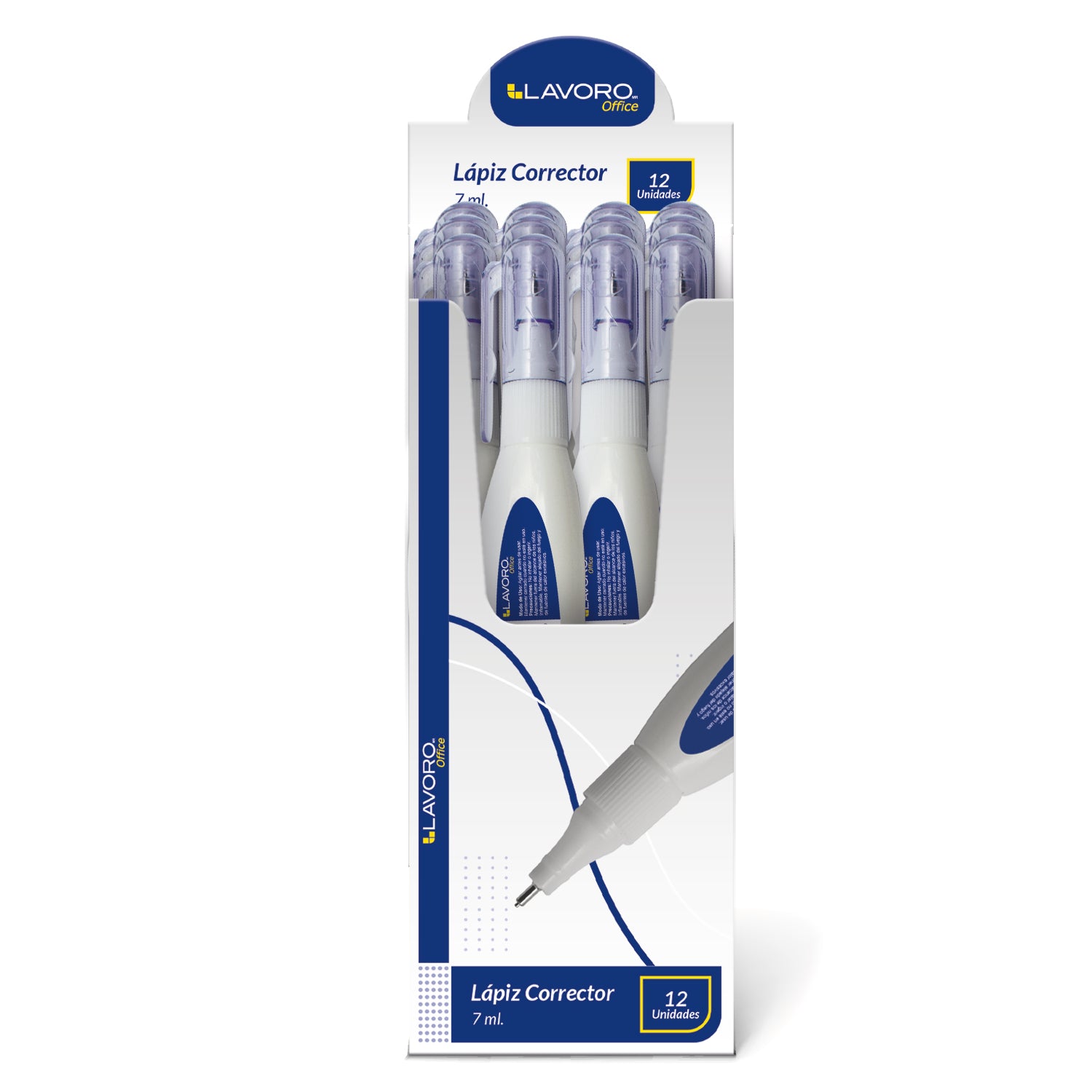 Corrector Liquido Lapiz Punta Metal 7 ml Lavoro