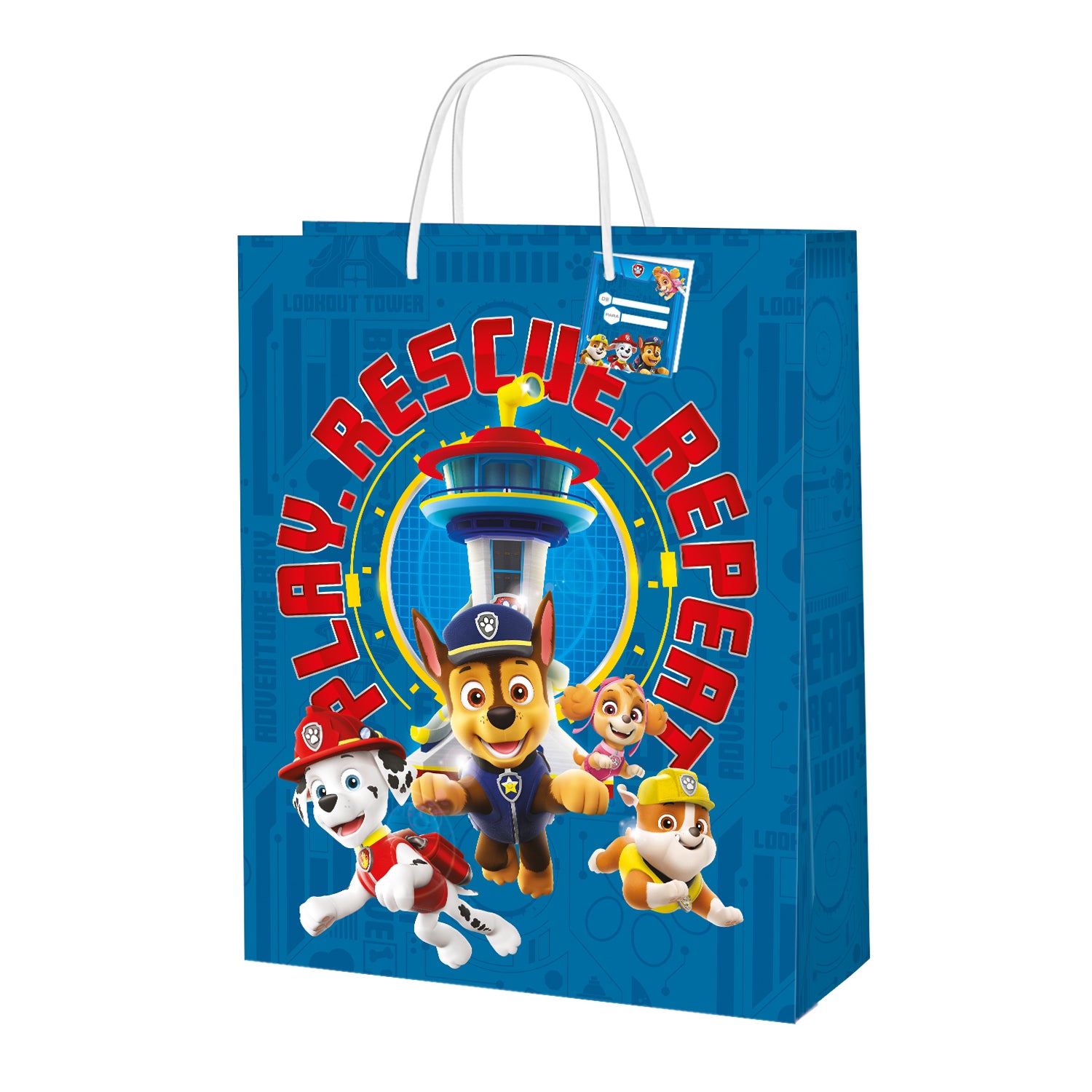 Bolsa Regalo Grande 36x26x12 cm | Paw Patrol