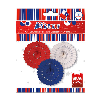 Set 3 Deco Colgantes 20 cm | Big Party