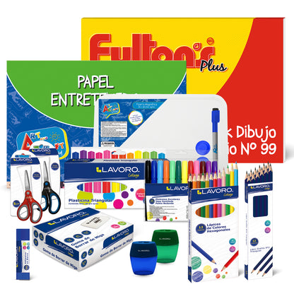 Pack Caja Escolar Manualidades | Pronobel