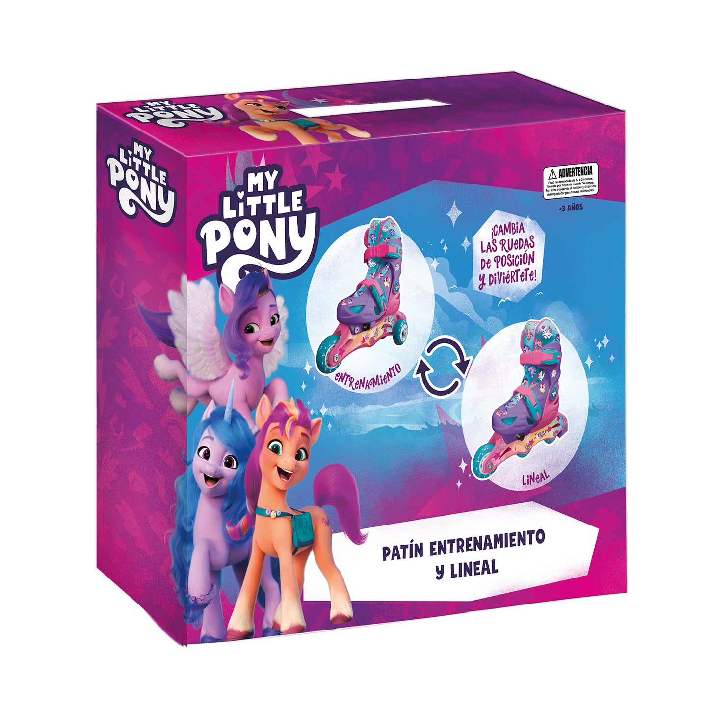 Patín 2 En 1 Ajustable Roller (26-29) | My Little Pony