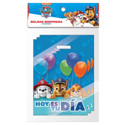 Set 6 Bolsas Sorpresas | Paw Patrol