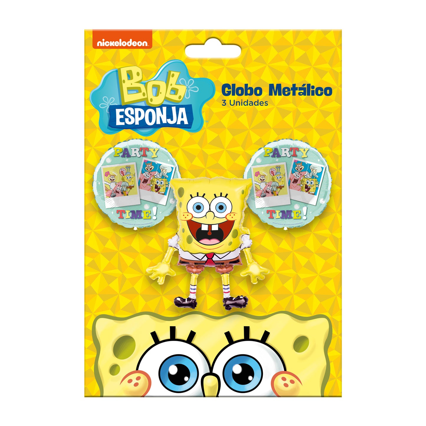 Set 3 Globos Foil | Bob Esponja