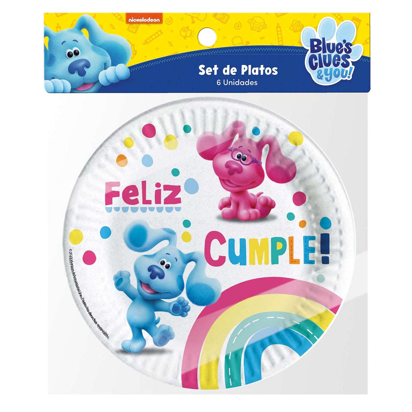 Set 6 Platos 18 cm | Las Pistas de Blue