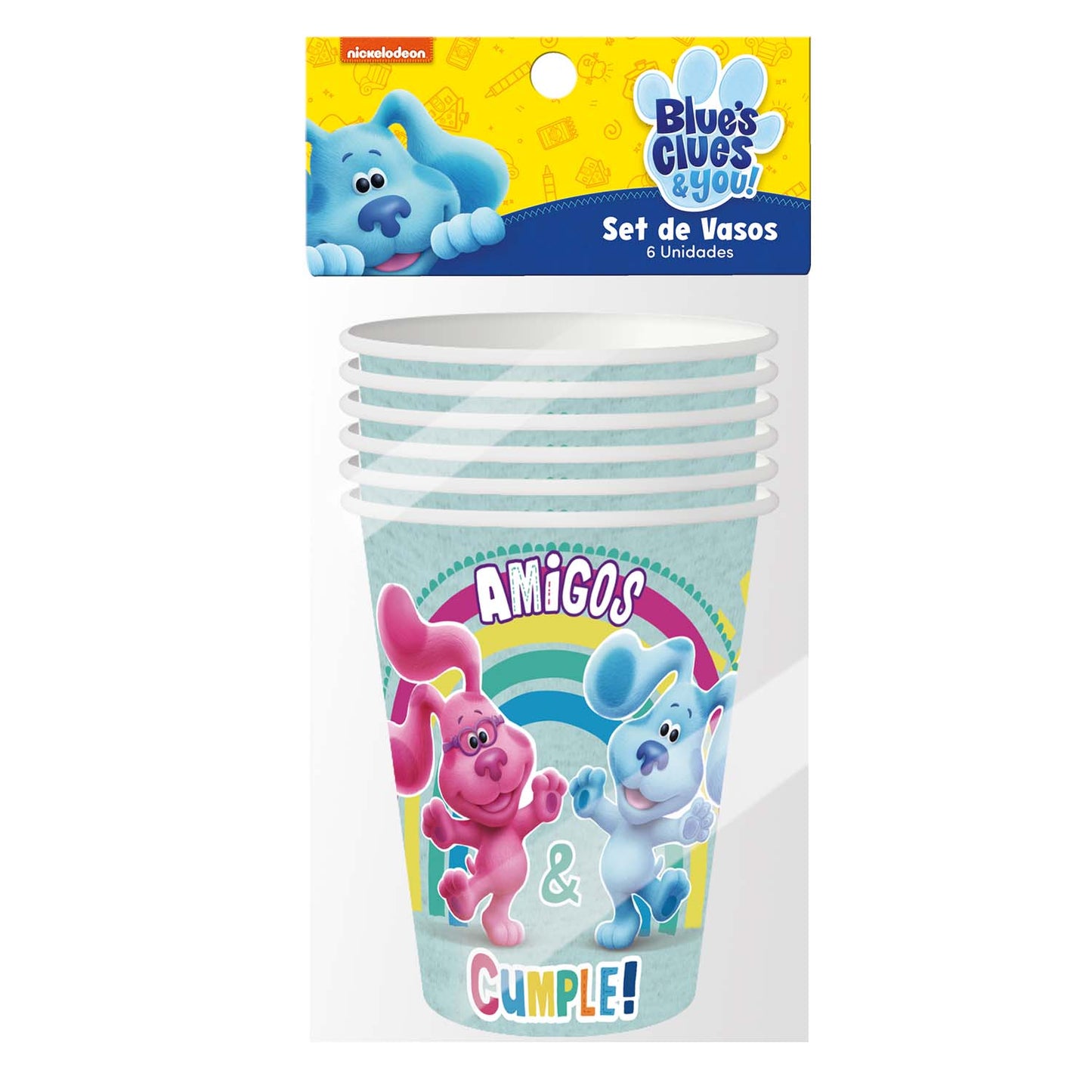 Set 6 Vasos 270 cc | Las Pistas de Blue